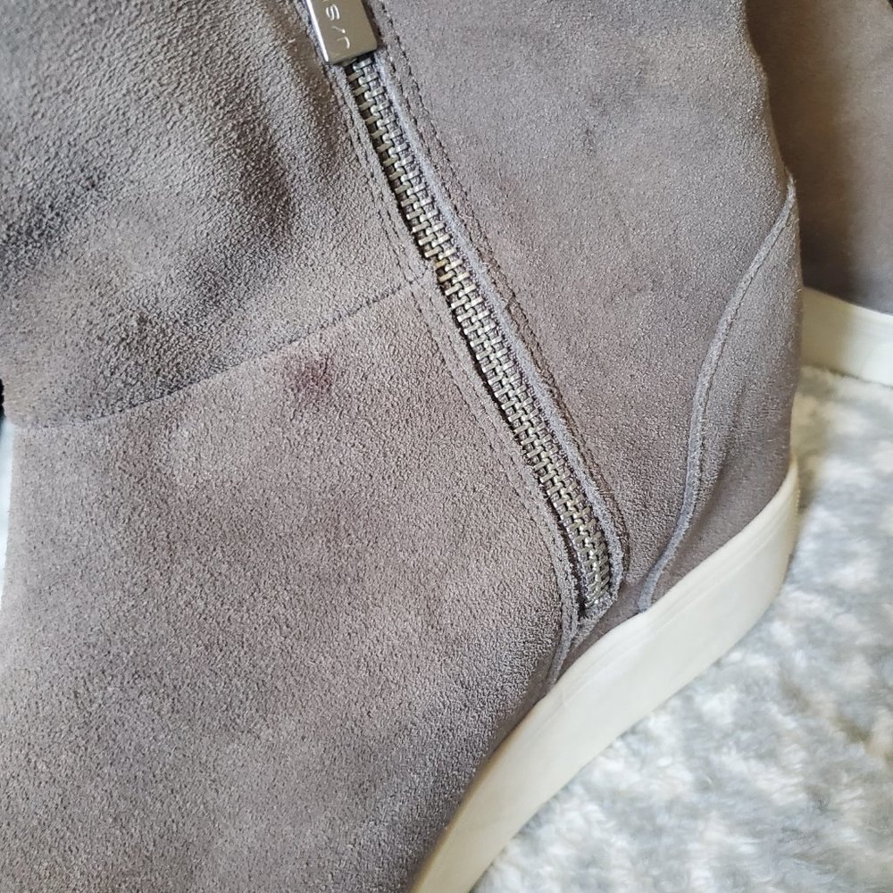 J/Slides Nyc Booties Wedge Grey - image 2